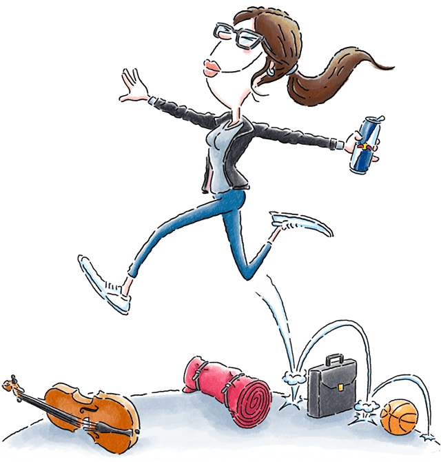 Occasion Stack Character Caucasian (brunette) – Free Time