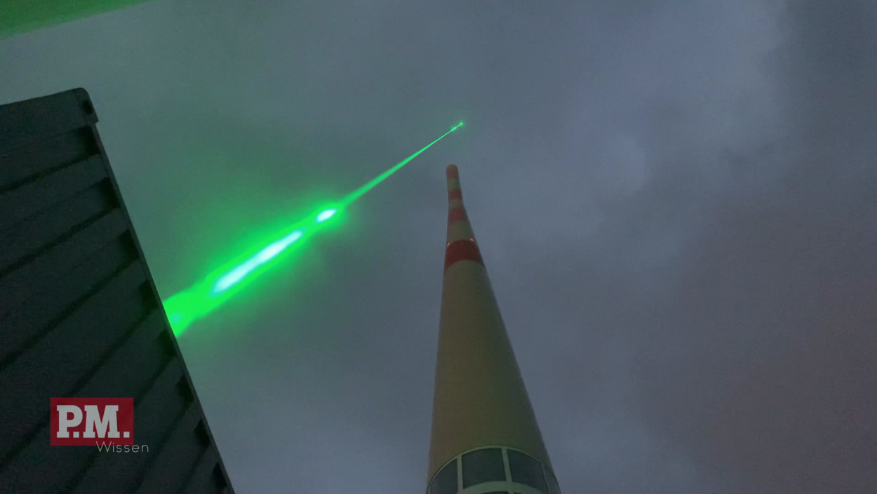 Wie kann ein Laser Blitze entschärfen?