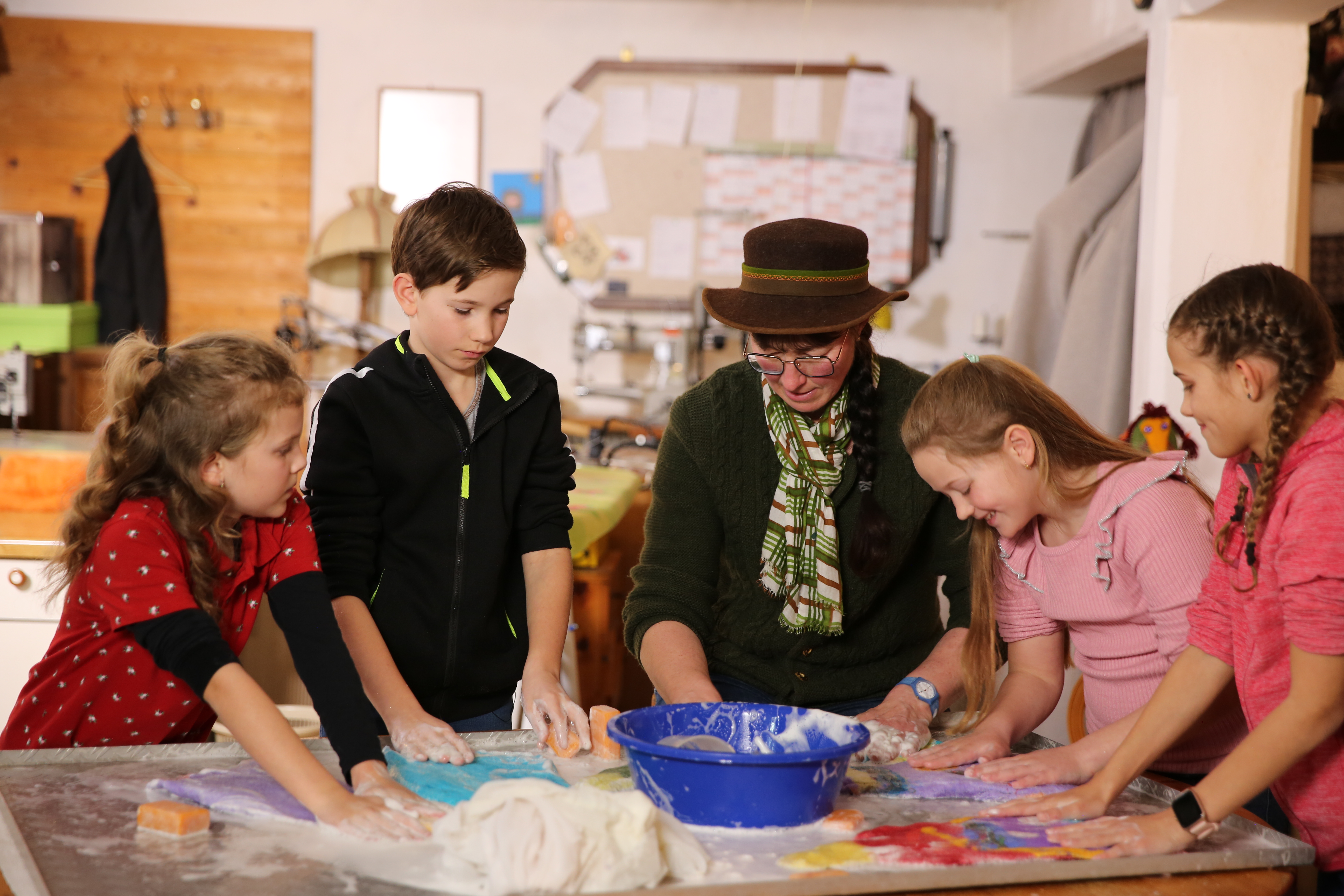 In der Wollwerkstatt