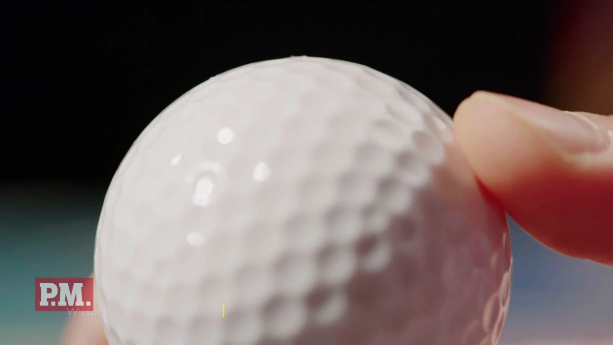 Warum hat der Golfball Dellen?