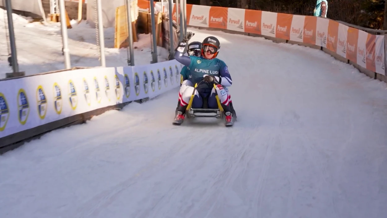 Winterleiten: Erfolgreicher Auftakt für Österreichs Rodler