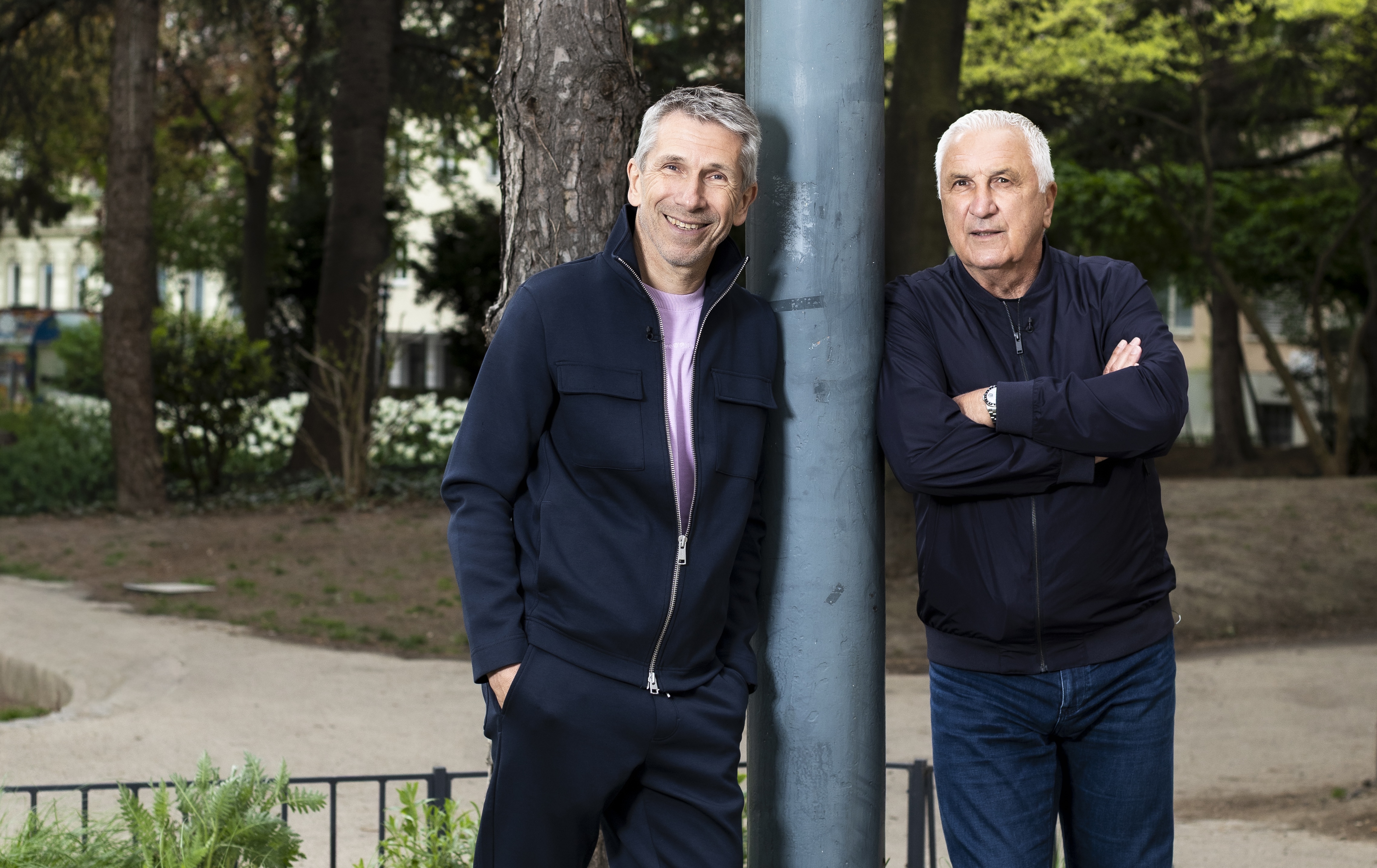 Christian Nehiba unterwegs mit Fußball-Legende Hans Krankl