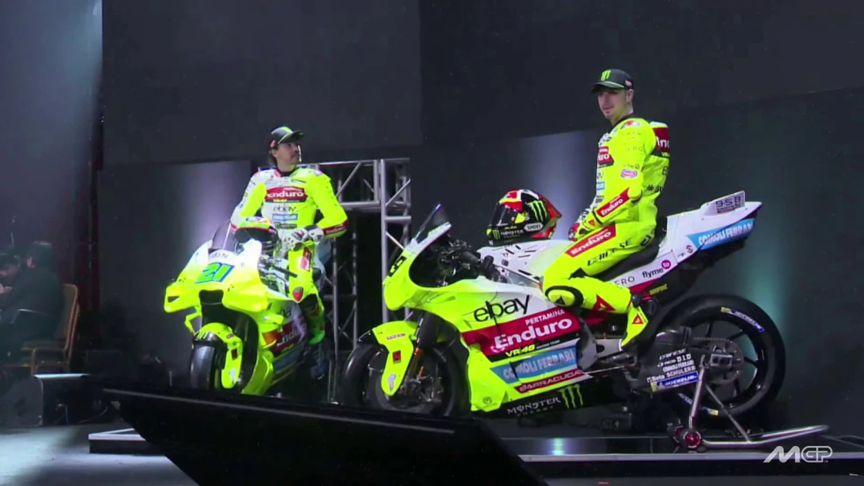 VR46 Racing Team präsentiert sein 2025er-Bike