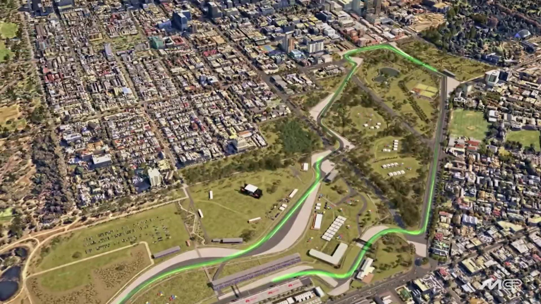 Die neue Strecke in Adelaide!