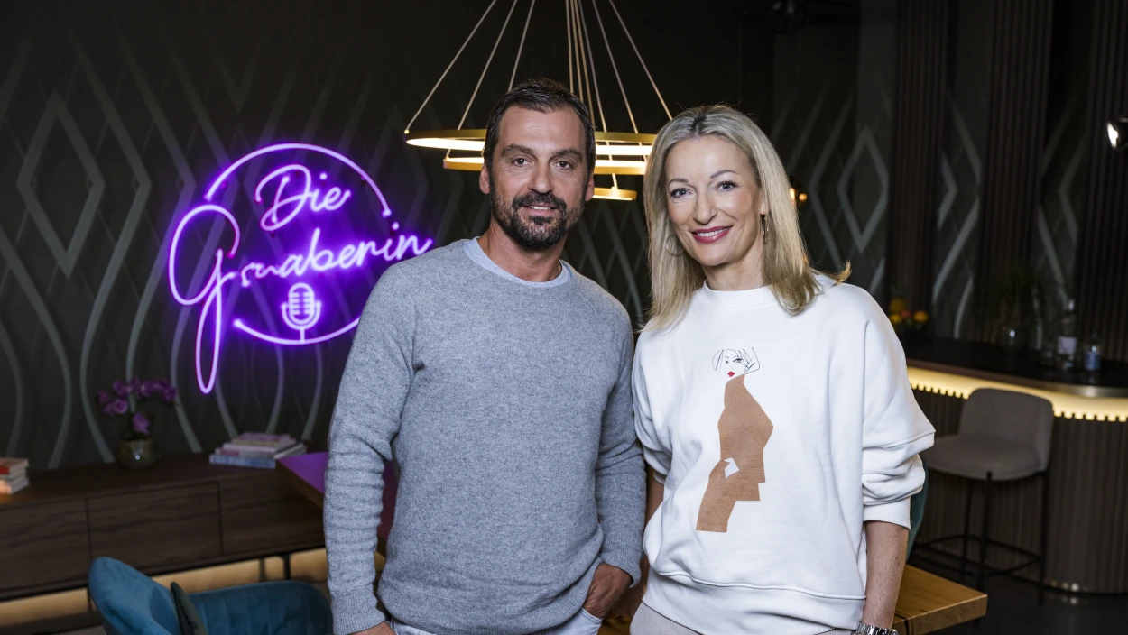 Mit Monika Gruber und Ex-Profi Sanel Kuljić