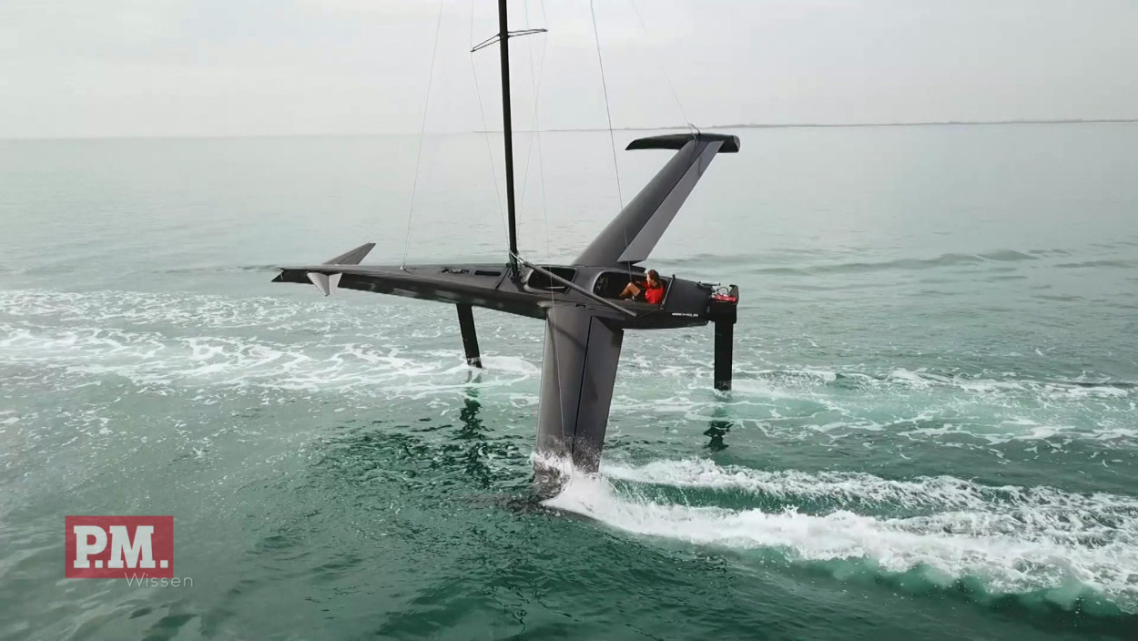 Könnten fliegende Segelboote Güter transportieren?