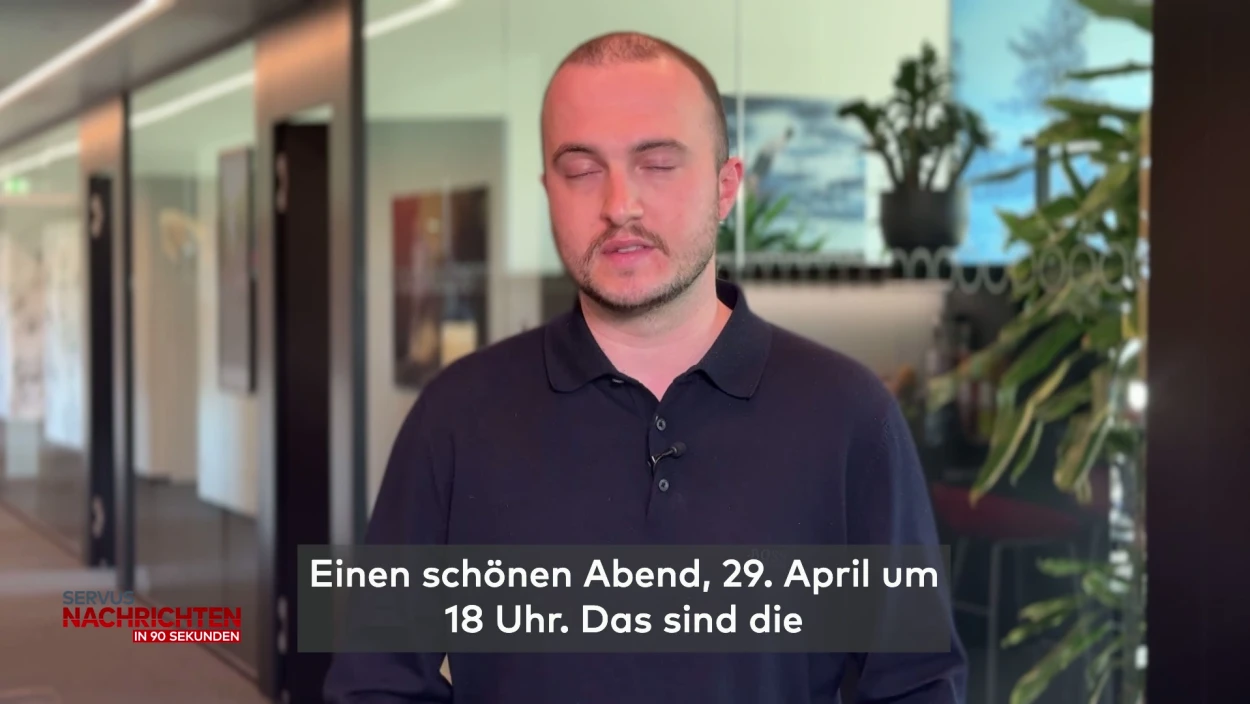 Servus Nachrichten in 90 Sekunden - 18:00 Uhr