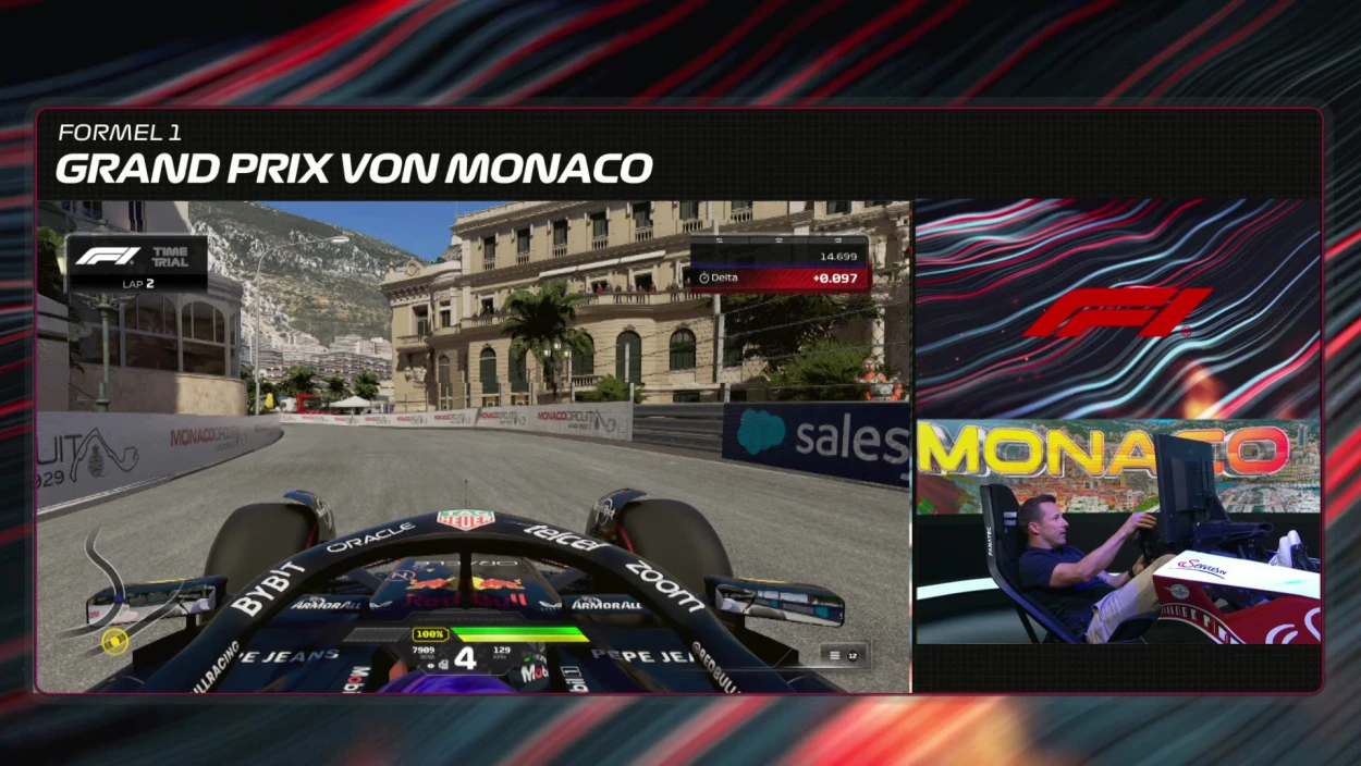 Quali-Fahrt im Simulator