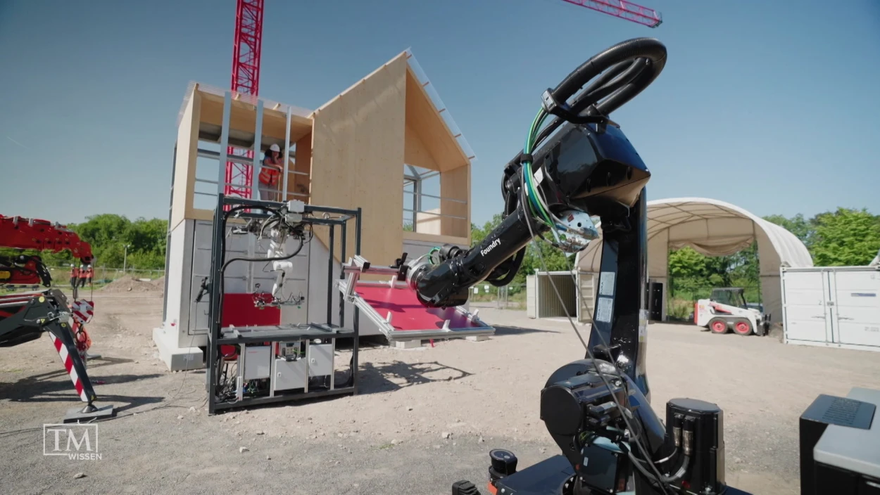 Können Roboter beim Hausbau helfen?