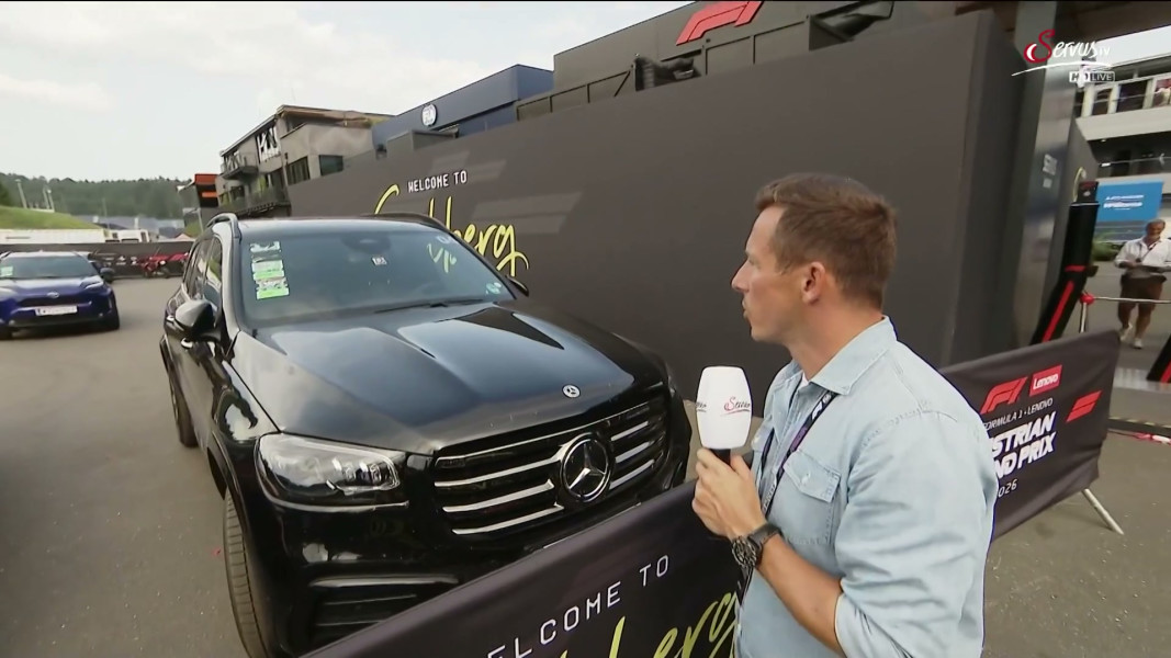  Am Parkplatz der F1-Stars!
