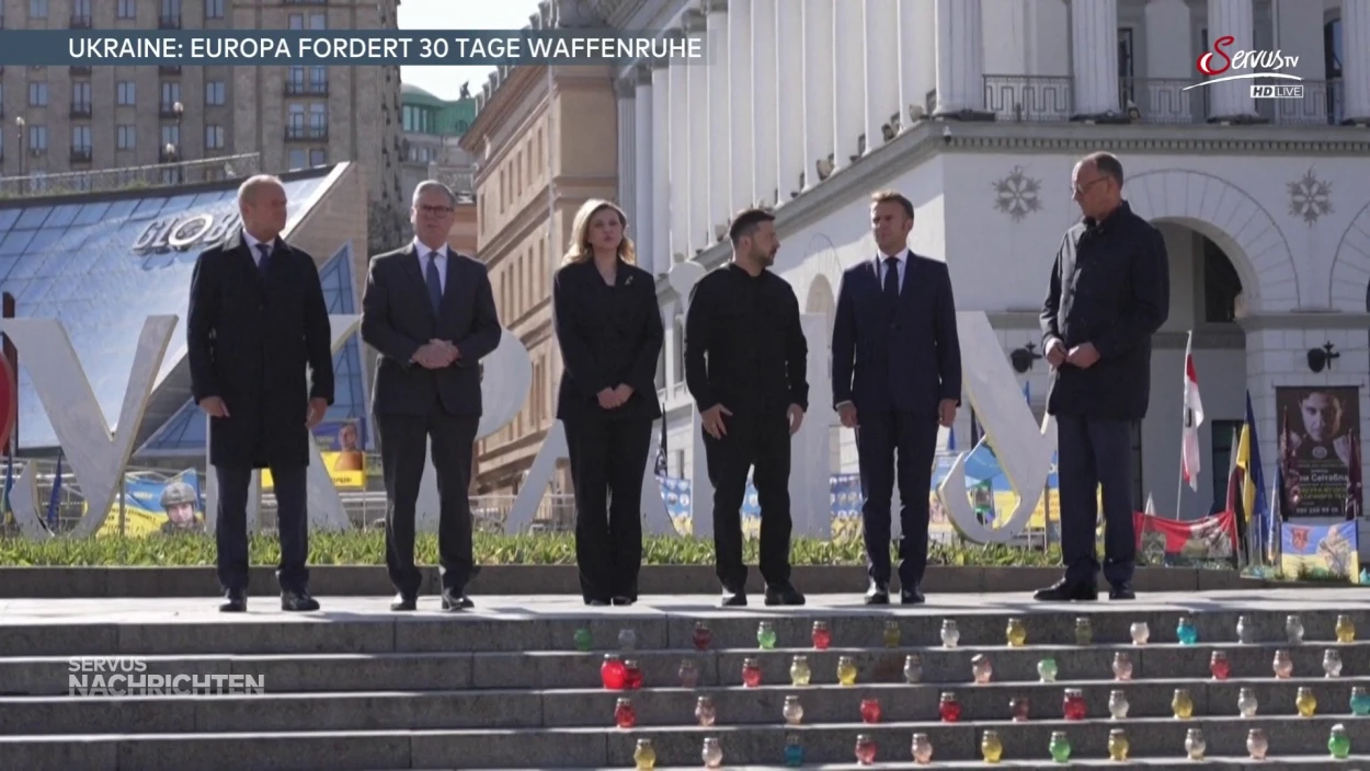 Ukraine: Europa fordert 30 Tage Waffenruhe