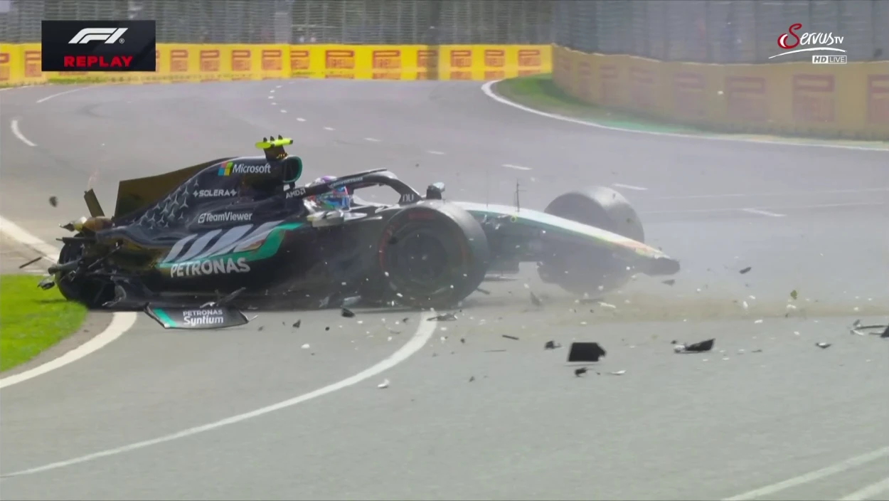 Grand Prix von Australien: Heftiger Einschlag von Antonelli