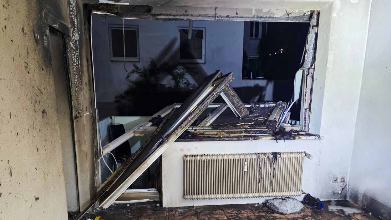 E-Scooter-Akku explodiert