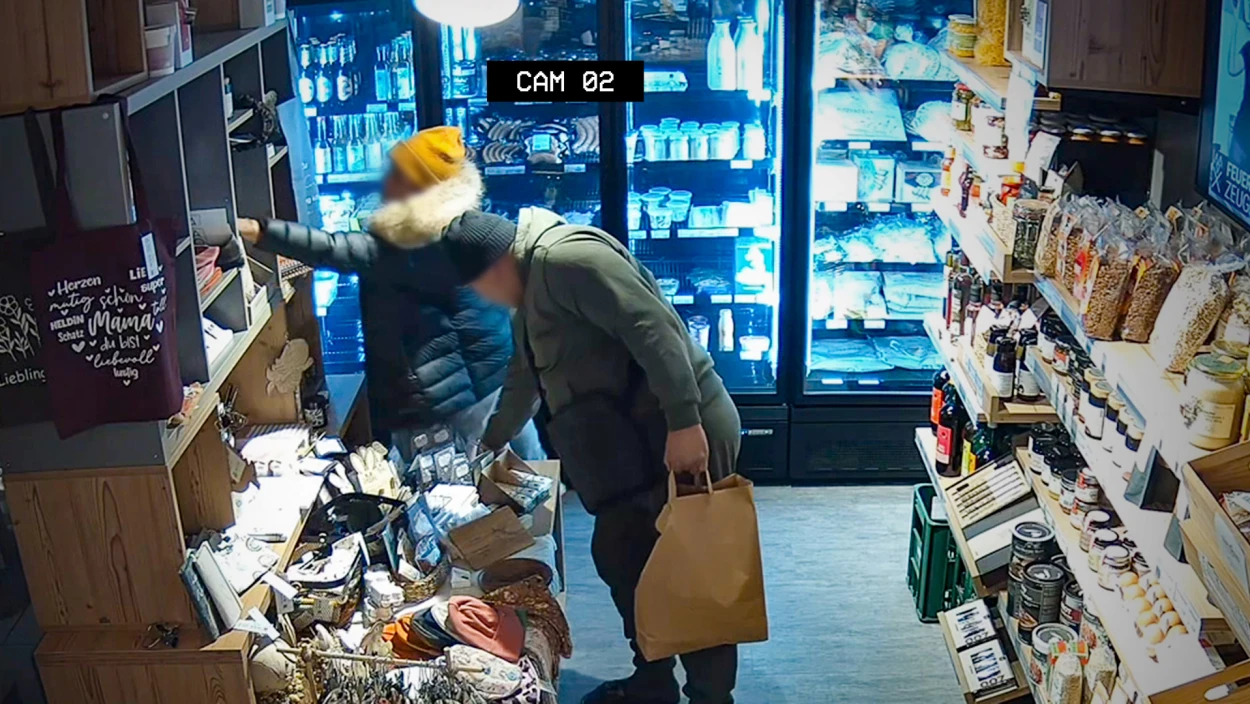 Überwachungskamera zeigt Diebstahl in Hofladen