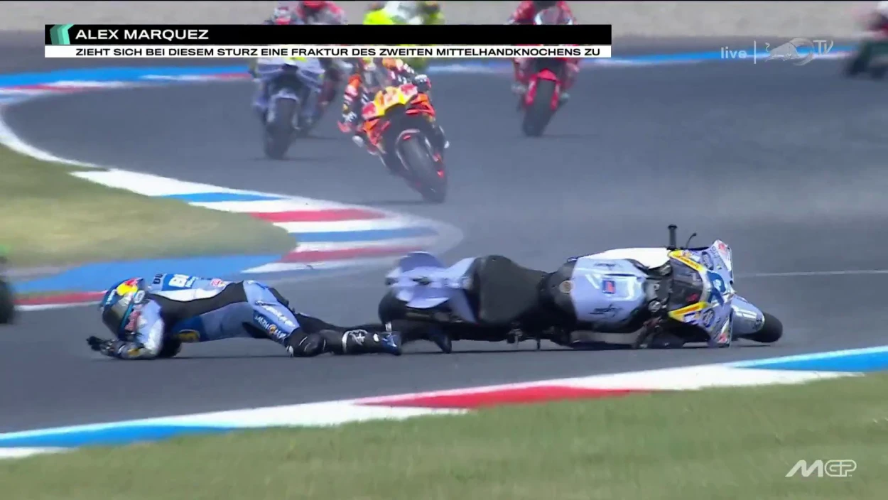 Alex Marquez: So kam es zu seinem bösen Sturz in Assen