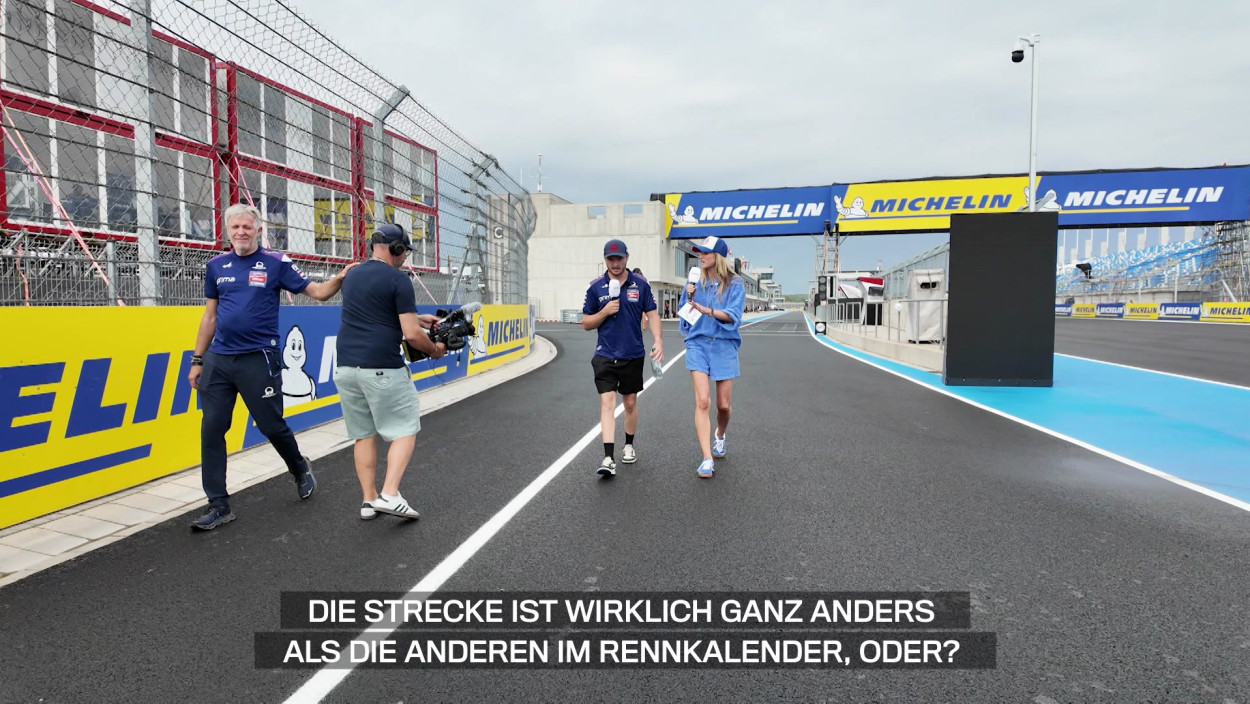 Die MotoGP in Ungarn: Trackwalk mit Jack Miller am Balaton Park Circuit