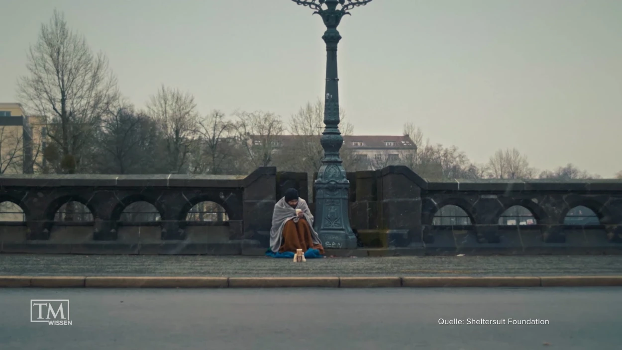 Wie schützt ein neuartiger Schlafsack Obdachlose?