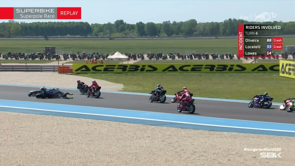 Hungarian Round: Schwerer Unfall von Miguel Oliveira