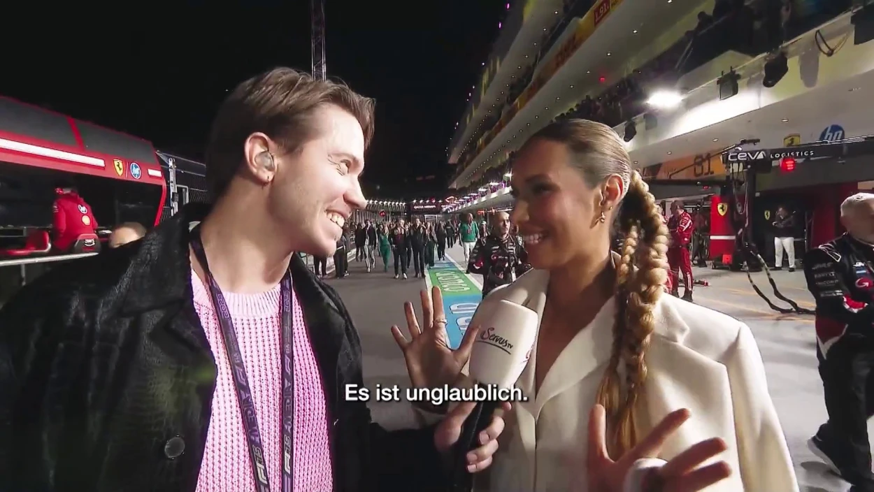 Glamour bei der Formel 1: Promi-Jagd in Las Vegas