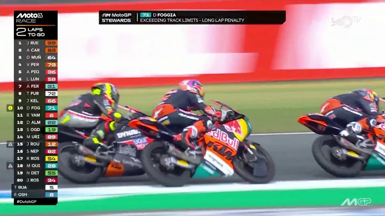 Schreckmoment in Assen: Heftiger Dreifach-Sturz in der Moto3