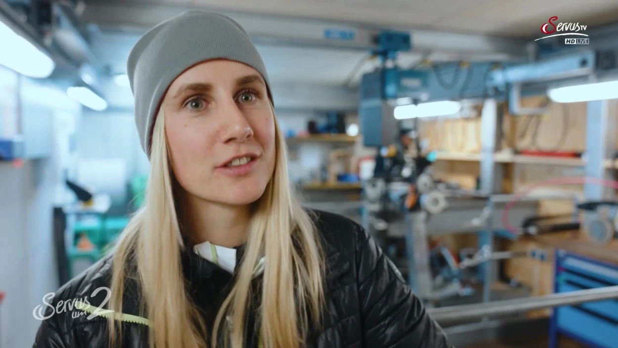 Frauenpower am Skilift: Tanja Heugenhauser auf der Schmittenhöhe in Zell am See