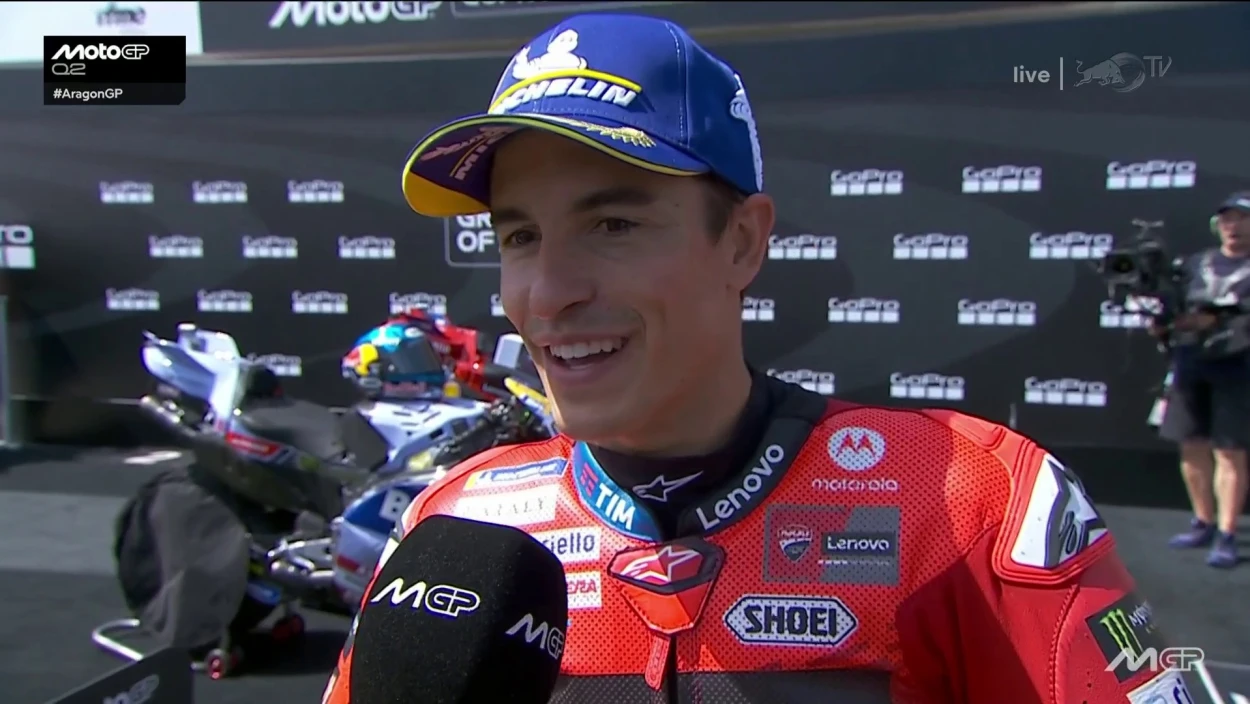 "Runde war nicht perfekt" - M. Marquez | Qualifying MotoGP, Aragon