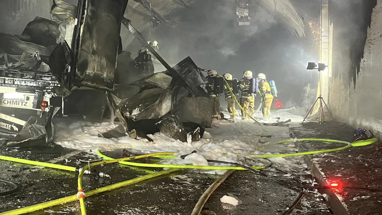 Brentenbergtunnel gesperrt: Nach Generalsanierung erneut Ausweichverkehr