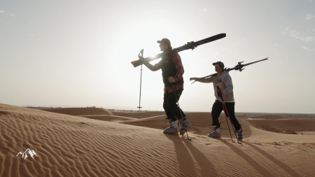 Skifahren in der Sahara