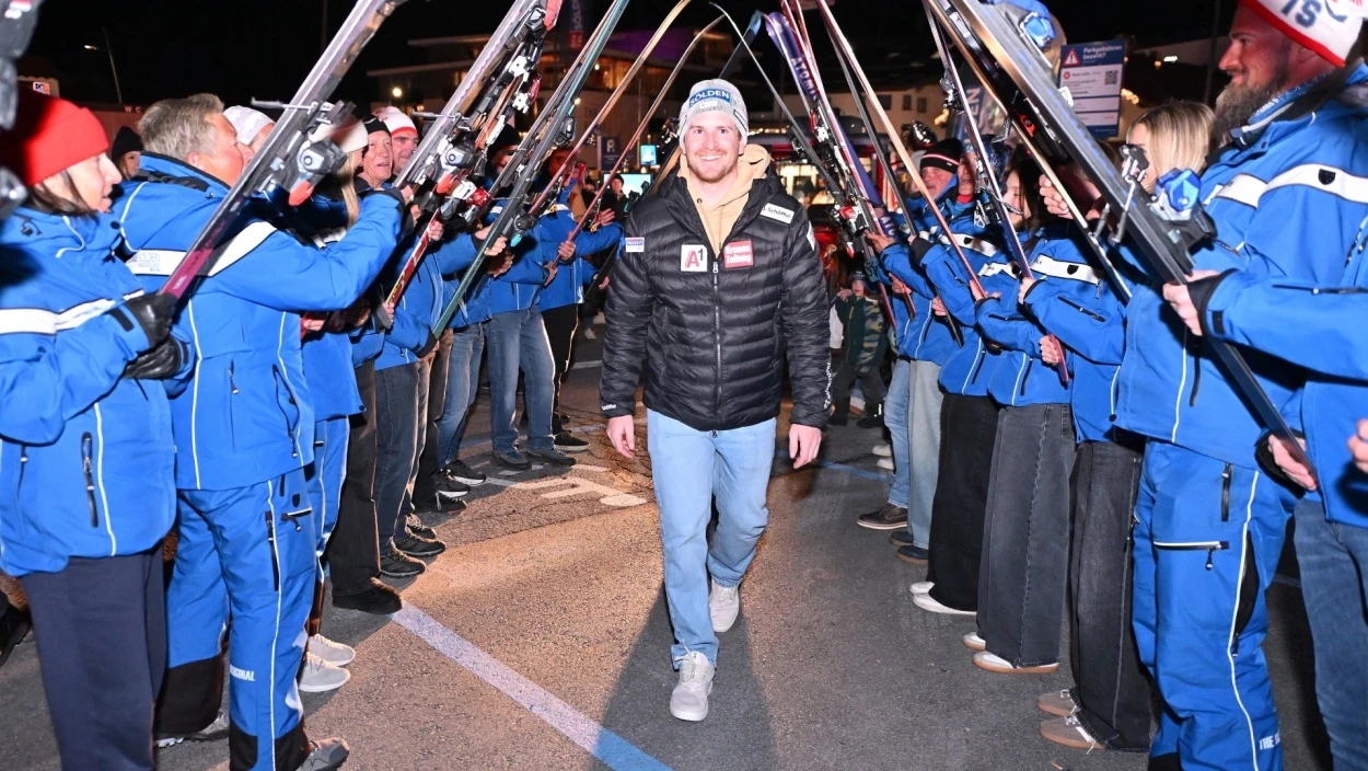 Ehrenempfang für Olympia-Silbermedaillengewinner Fabio Gstrein