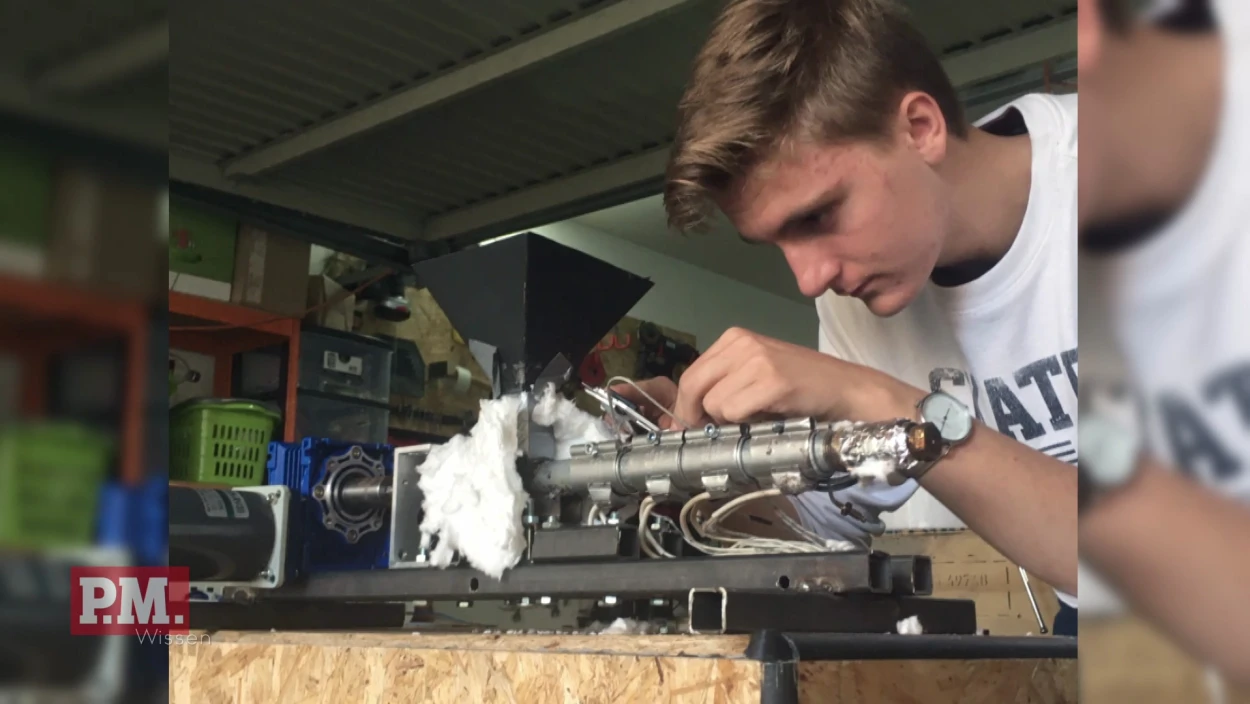Wie wird aus Plastikabfällen Rohmaterial für 3D-Drucker?