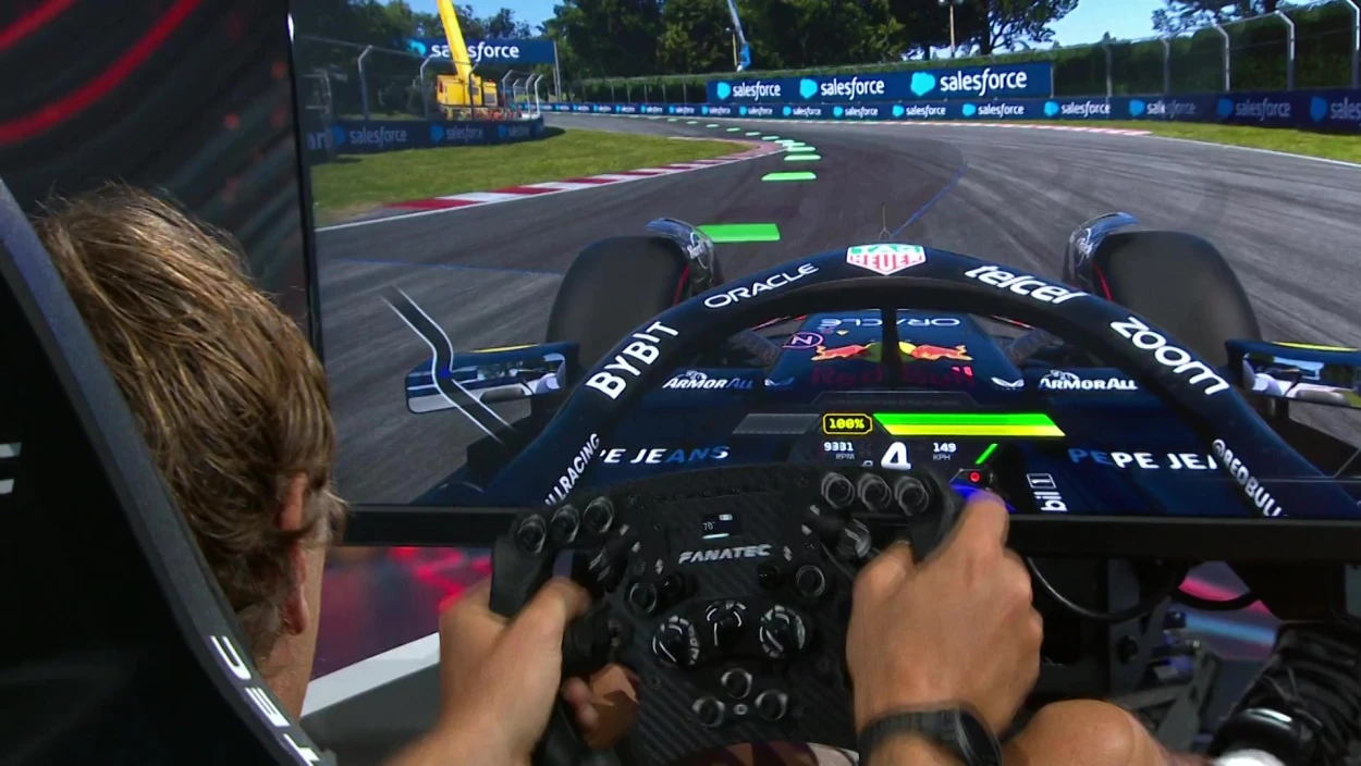 Quali-Fahrt im Simulator