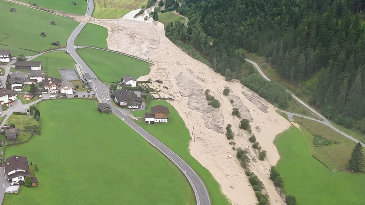 Murenabgänge in Gschnitz und Neustift nach Unwetter