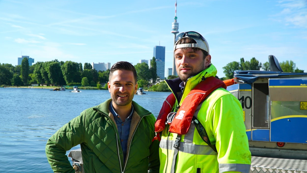 Die Unterwasserförster und Daubelfischer von der Donau