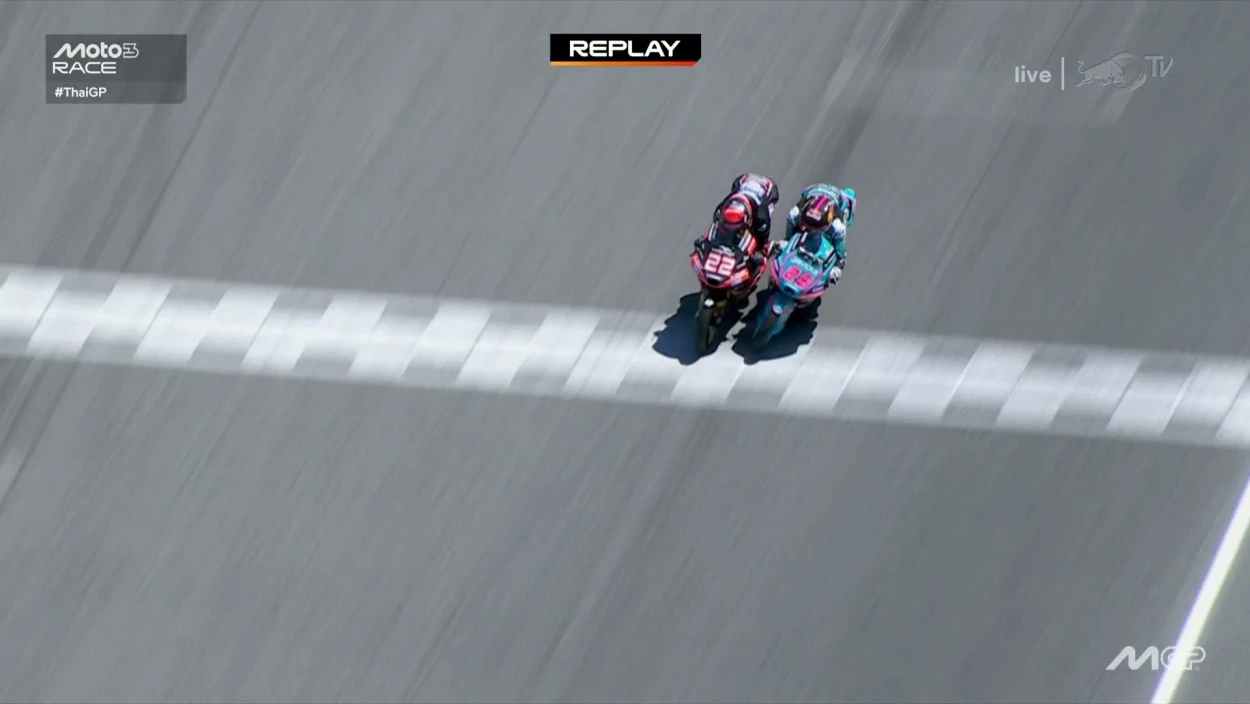 Grand Prix von Thailand: Fotofinish in der Moto3