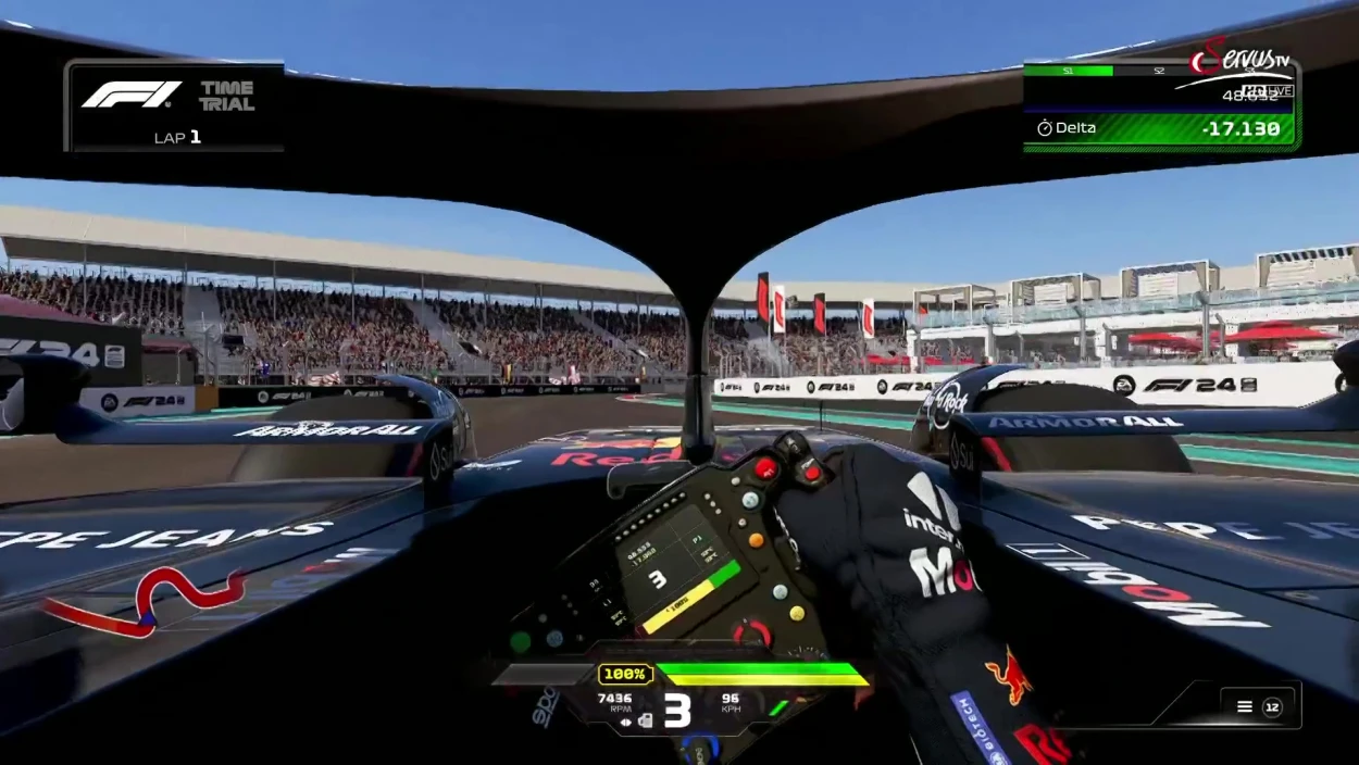 Quali-Fahrt im Simulator