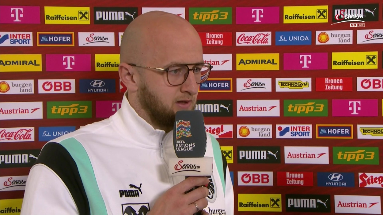 Gernot Trauner über seine rote Karte gegen Serbien: "Darf da nicht runtergehen"