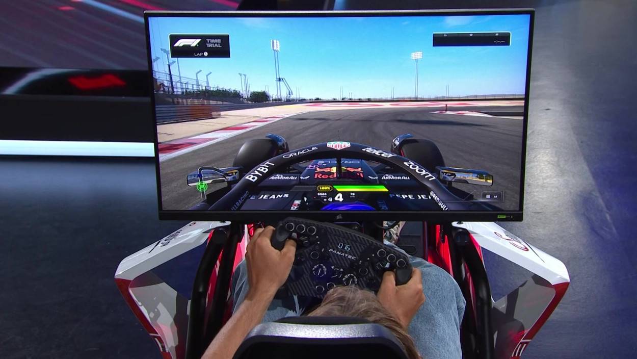 Quali-Fahrt im Simulator