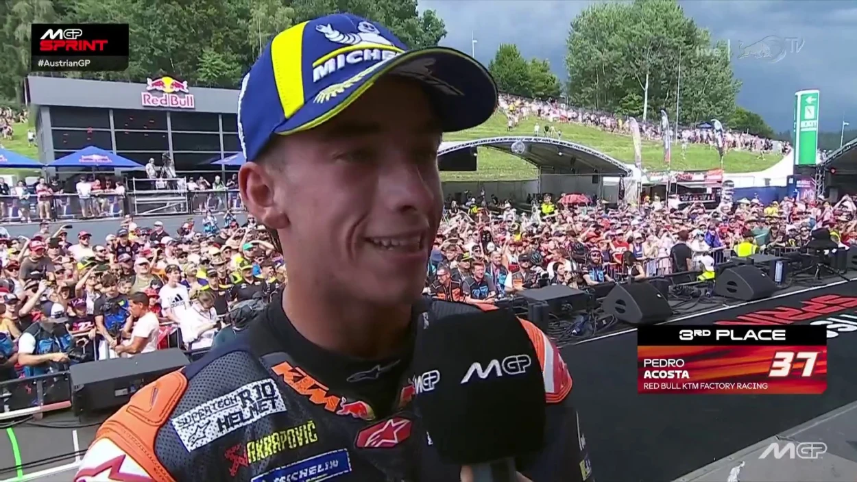 Pedro Acosta: "Bin mit dem Podest fast noch glücklicher als mit einem Sieg"