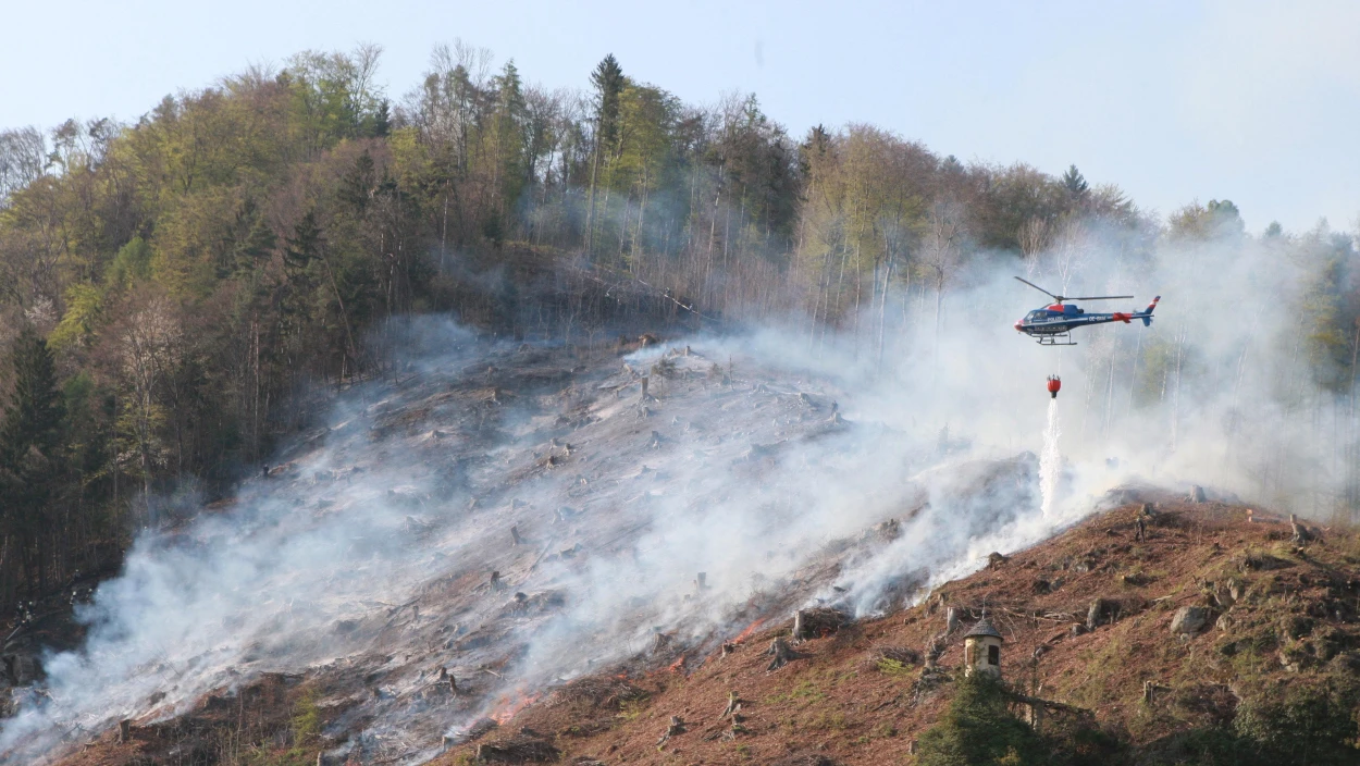 Österreich brennt: 70 Hektar Wald in Flammen
