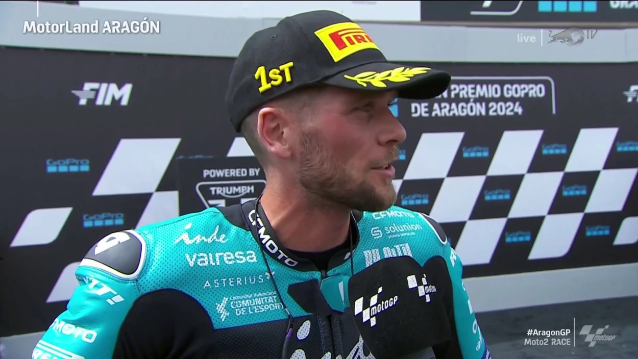 Moto2 in Aragon: Die Top 3 vom Rennen im Interview