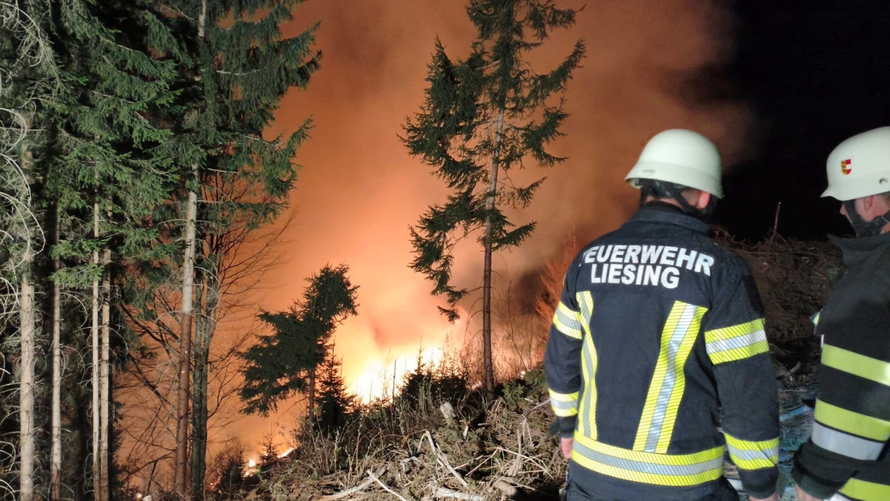 Waldbrand im Lesachtal