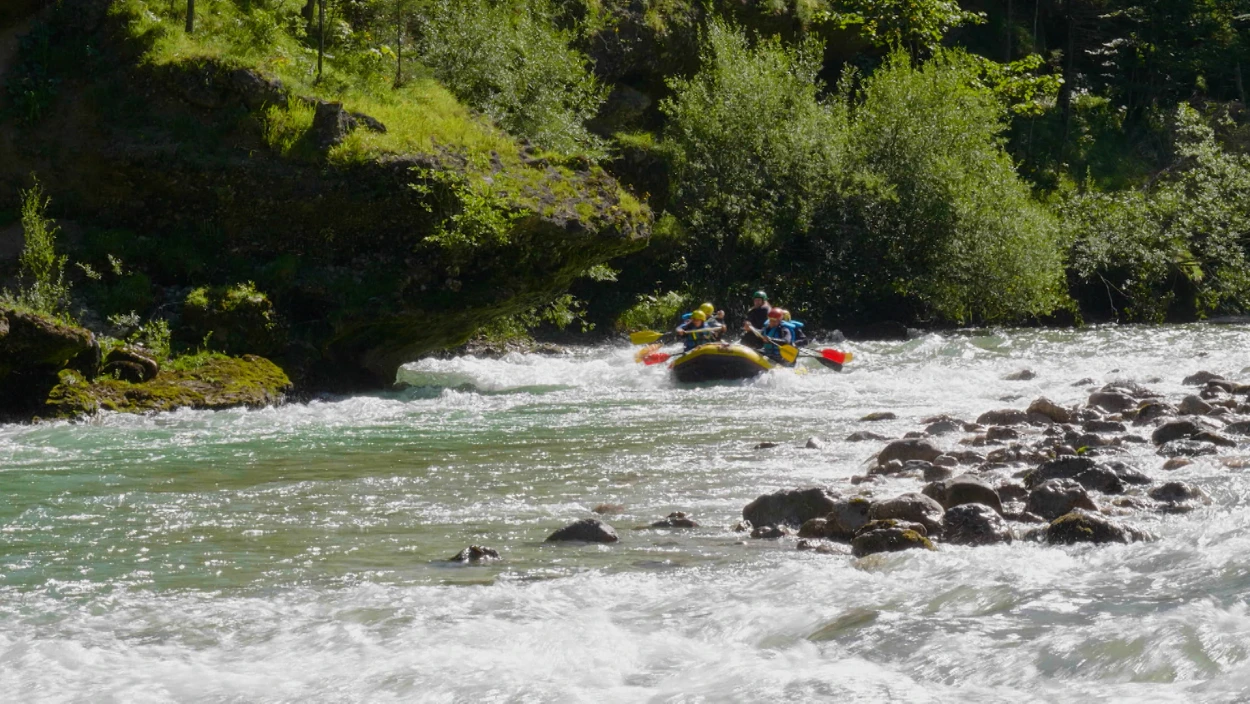 Rafting auf der Salza