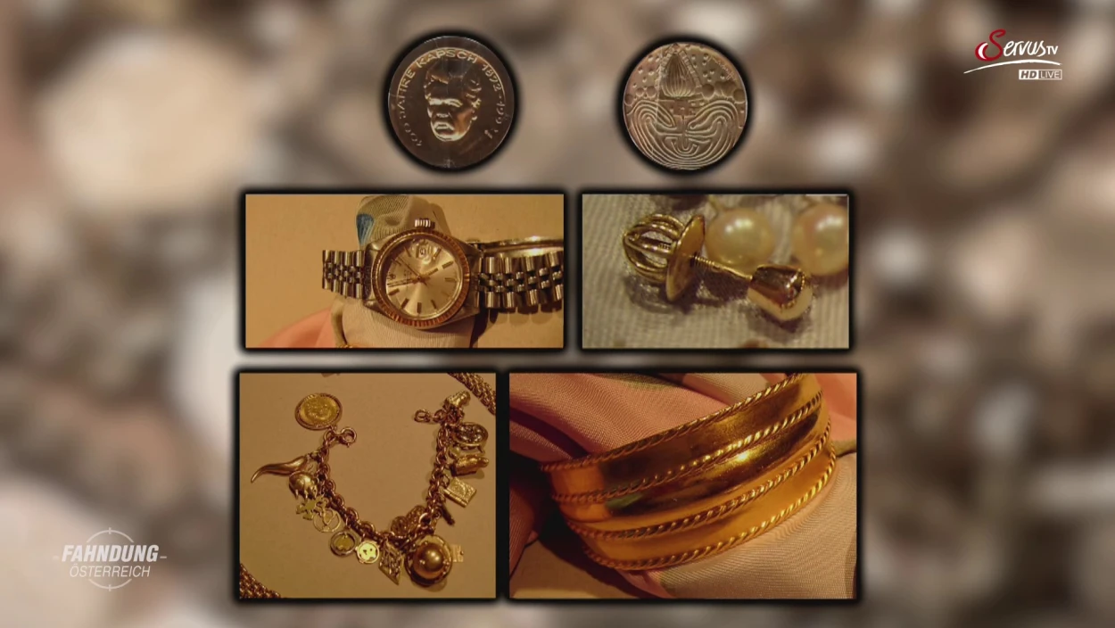 Suche nach wertvollem und gestohlenen Schmuck