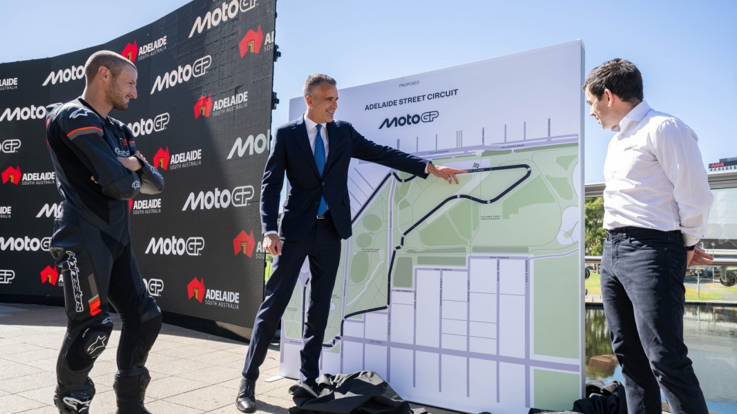 Das ist der Stadtkurs in Adelaide