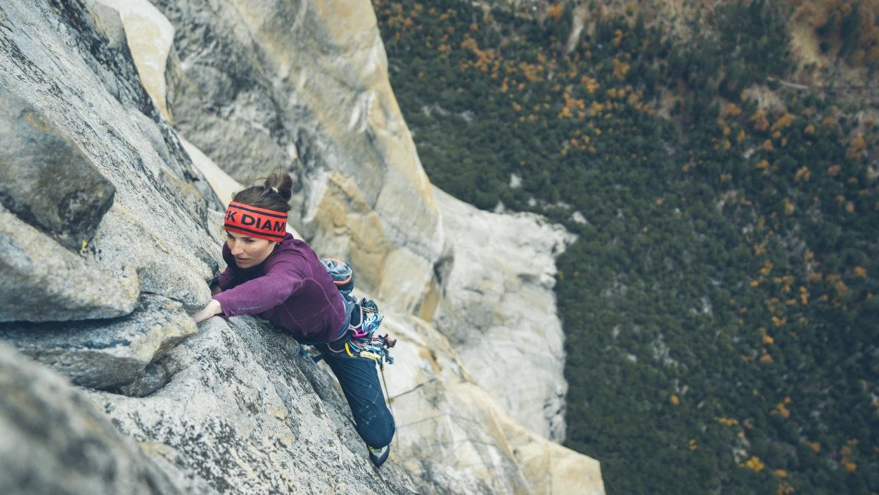 Barbara Zangerl am El Capitan