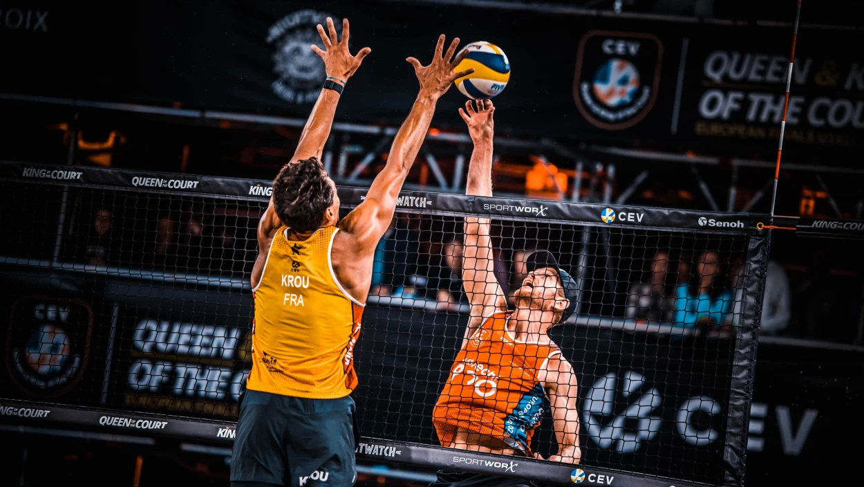 Beachvolleyball-Stars begeistern