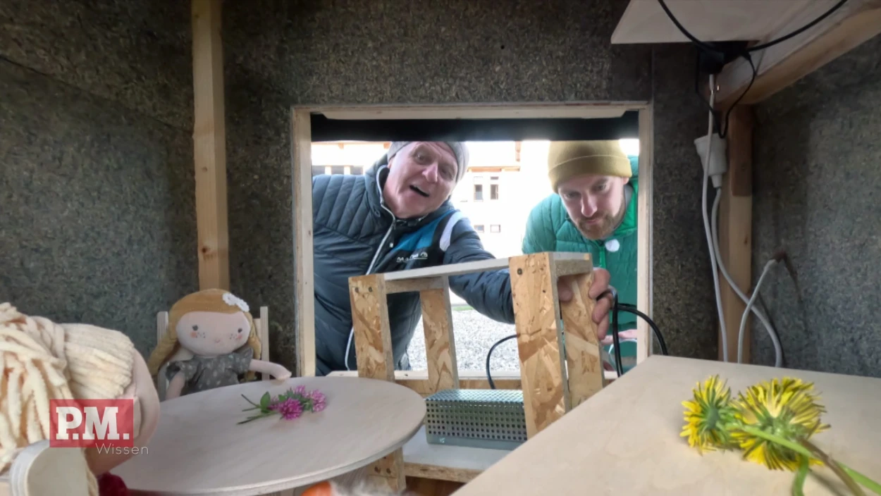 Wie wird Holz zum Wärmespeicher?