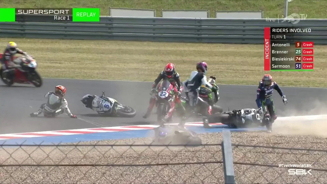 Supersport: Rennen 1