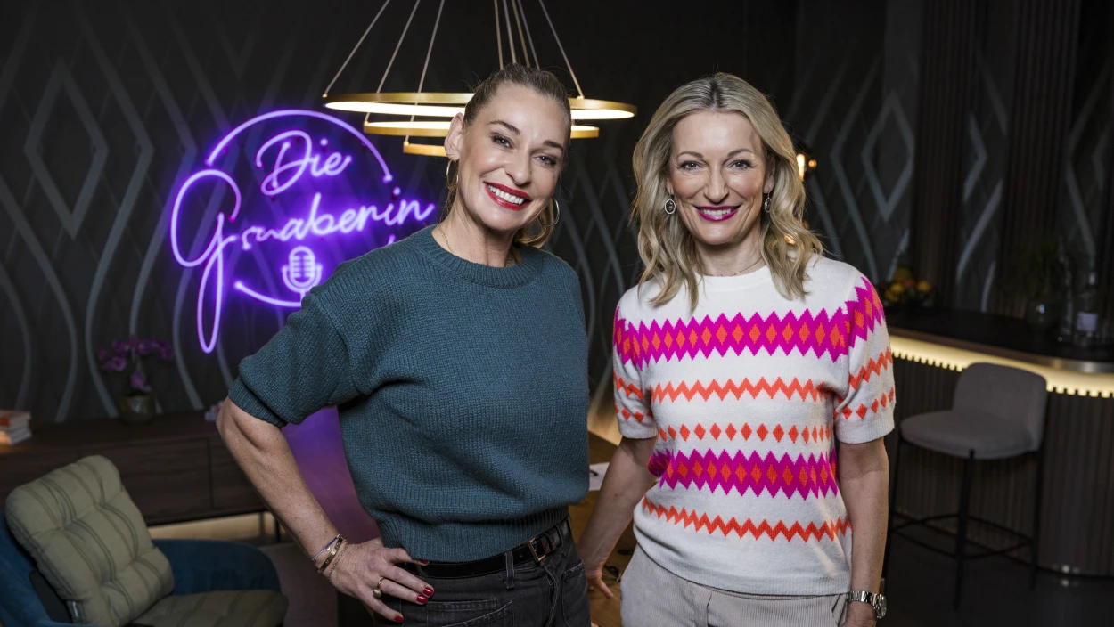 Mit Monika Gruber und Österreichs erfolgreichster Tennisspielerin Barbara Schett