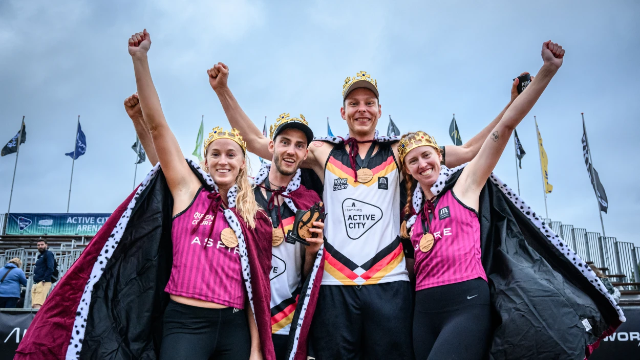 Die Könige des Beachvolleyball